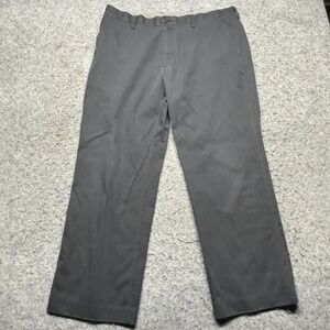 Denver Hayes Never Iron Flat Front Casual Dress Pants Mens 38x30 Blue